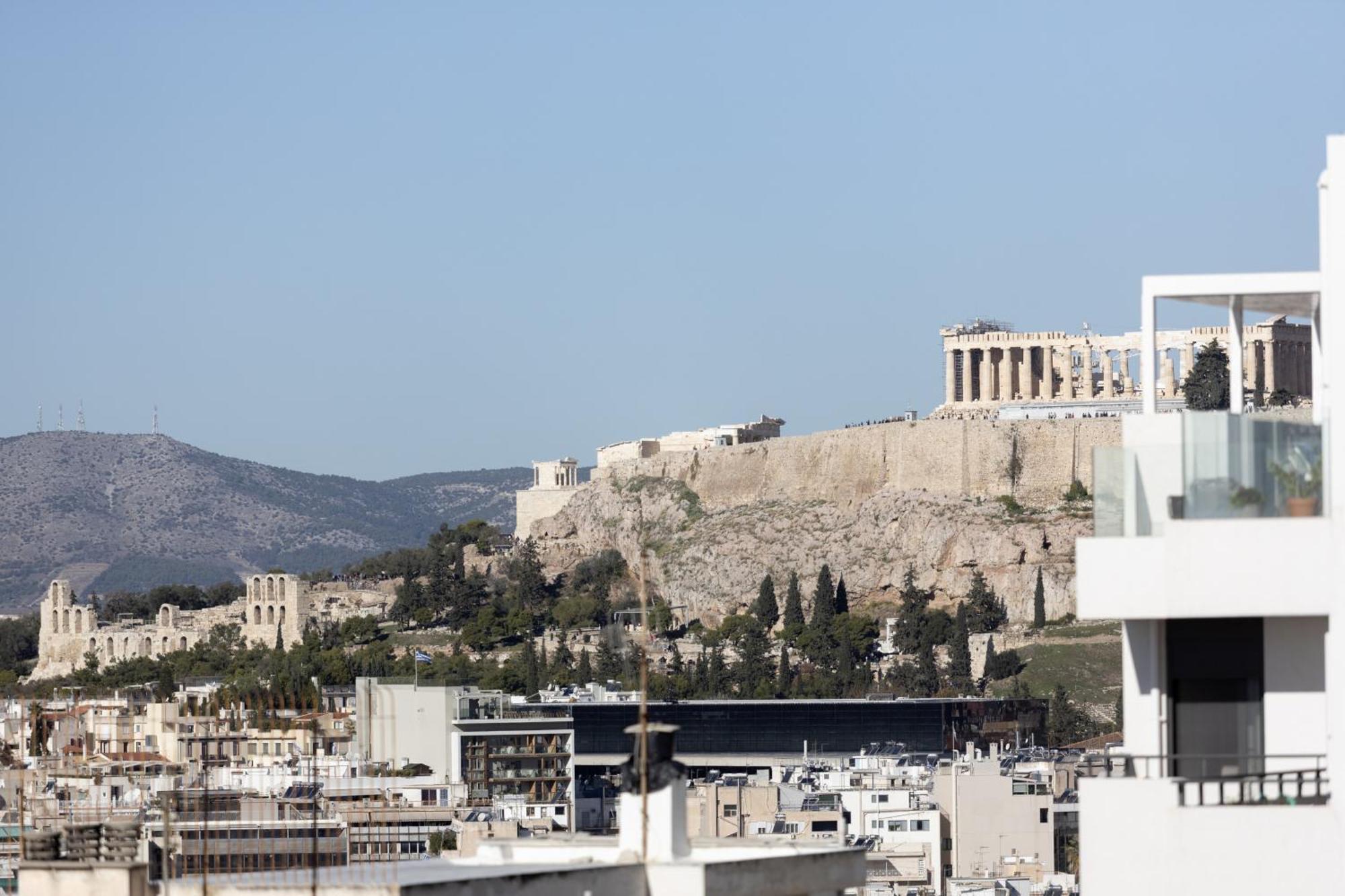 Renovated 3 Bedroom Apt With Acropolis View Atenas Exterior foto