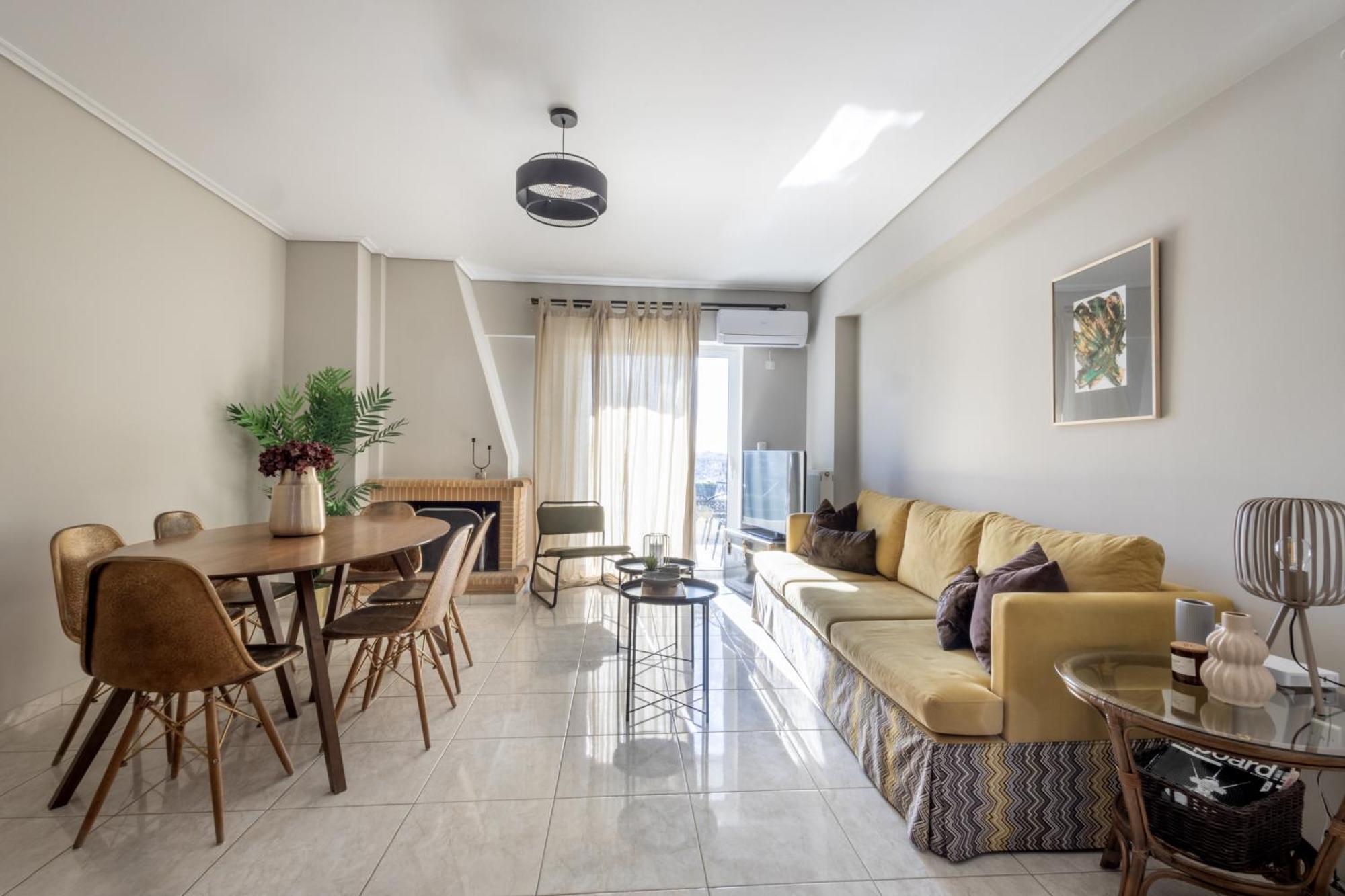 Renovated 3 Bedroom Apt With Acropolis View Atenas Exterior foto